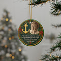 Anchor Quote Ceramic Ornament | Corrie Ten Boom inspirational Christmas ornament