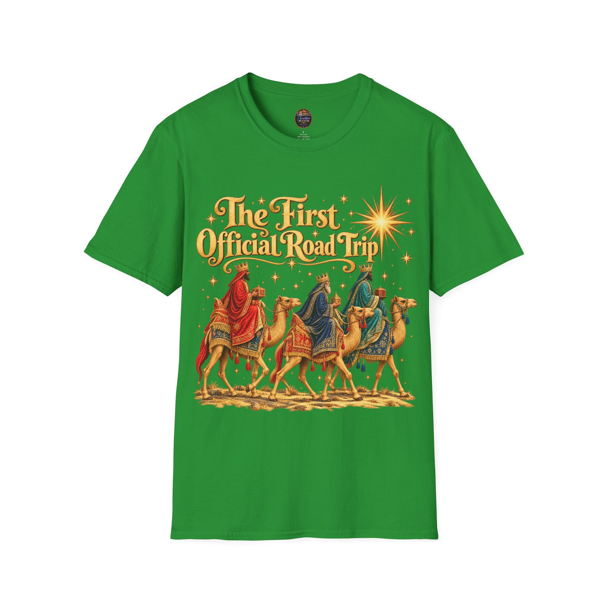 Three Wise Men Camels 'The First Official Road Trip' T-Shirt | Christmas Nativity Tee