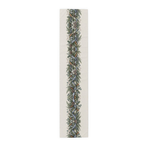 Blue Ribbon Pine Garland Table Runner | Table Runner
