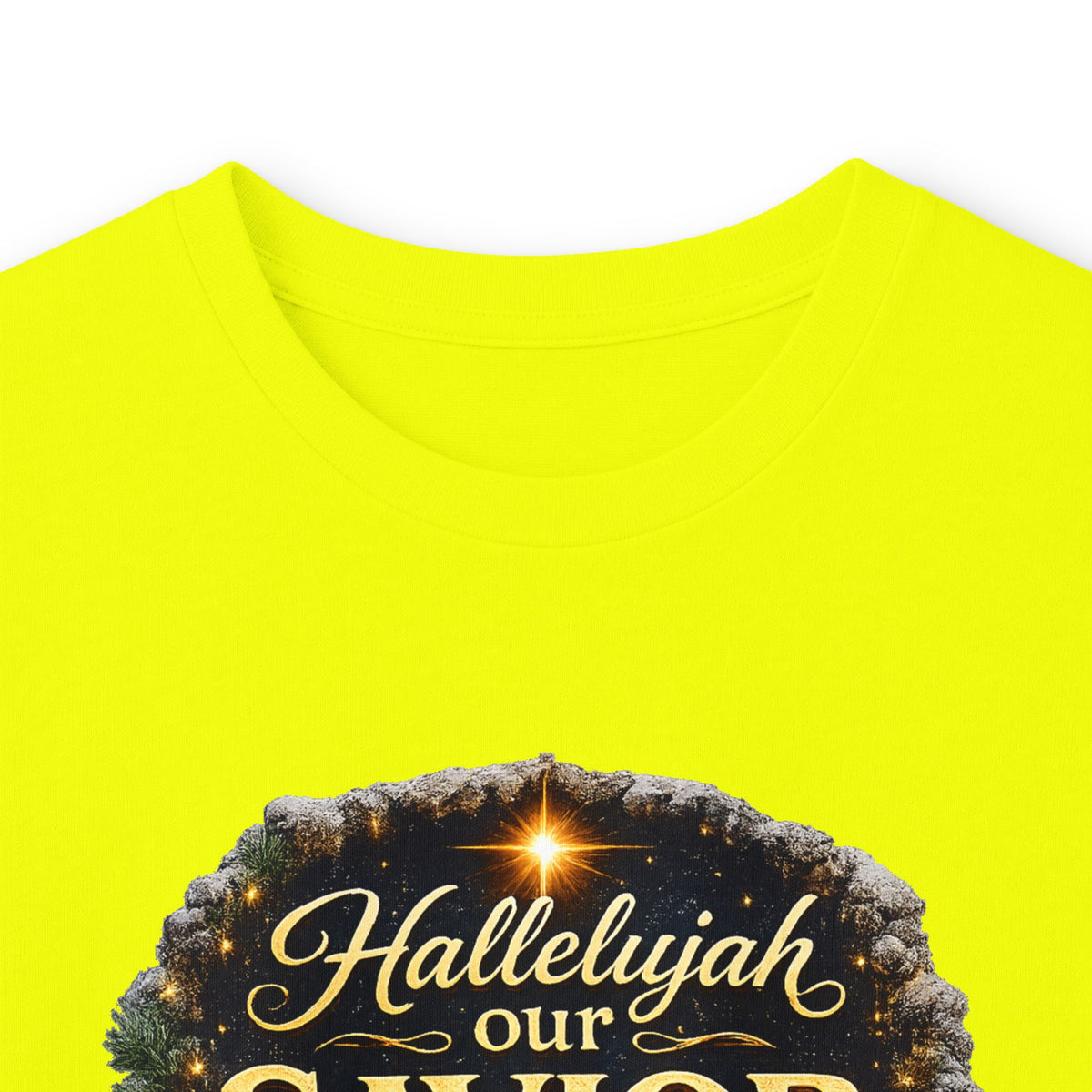 Hallelujah Our Savior Is Born long sleeve tee | Nativity Christmas shirt