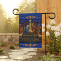Nativity Scene with Scripture Garden & House Banner | Christmas Yard Flag