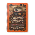 Vintage Autumn season Kitchen Recipes and more Wirobound Softcover Notebook, A5