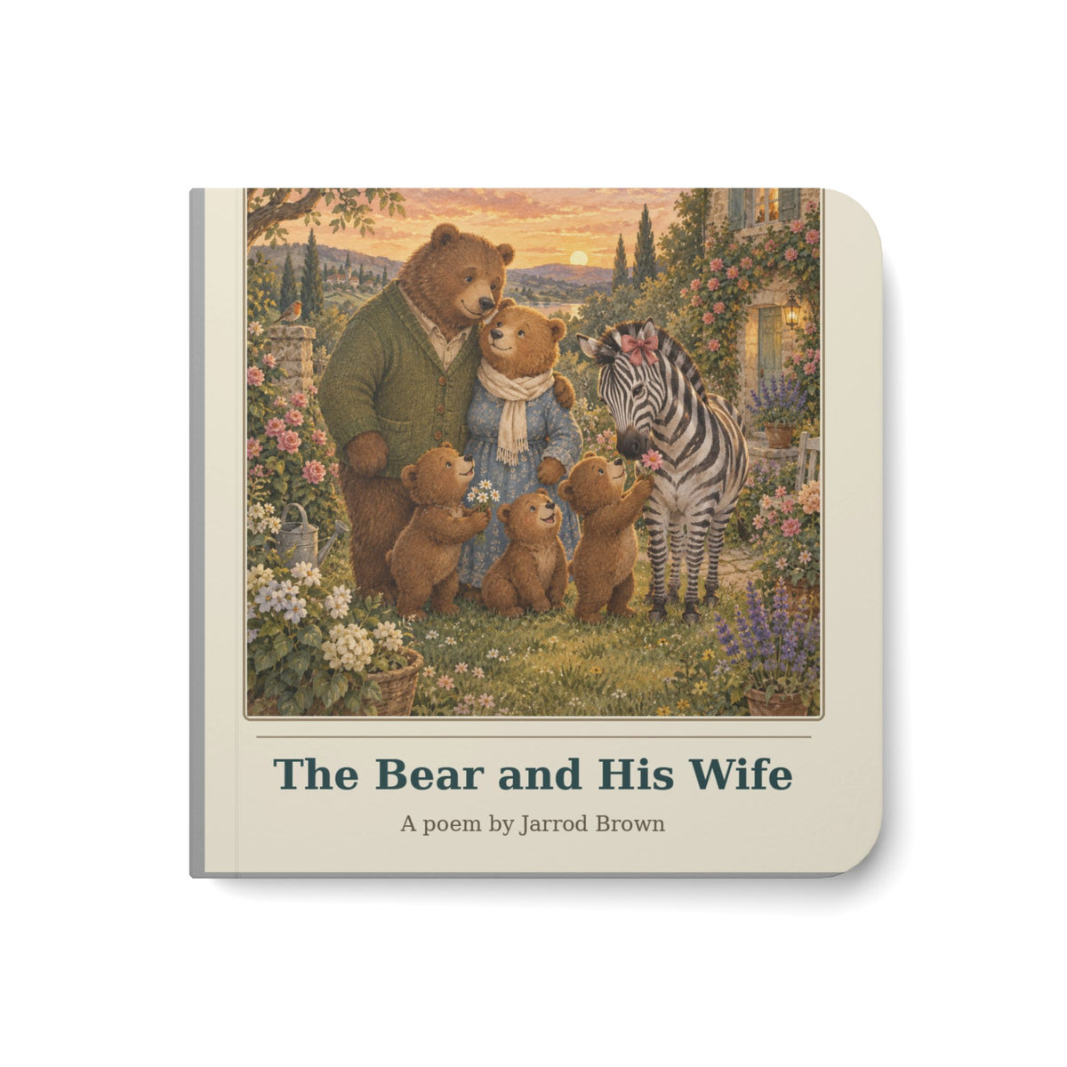 The Bear and His Wife Infant and Toddler Board Book by Jarrod Brown
