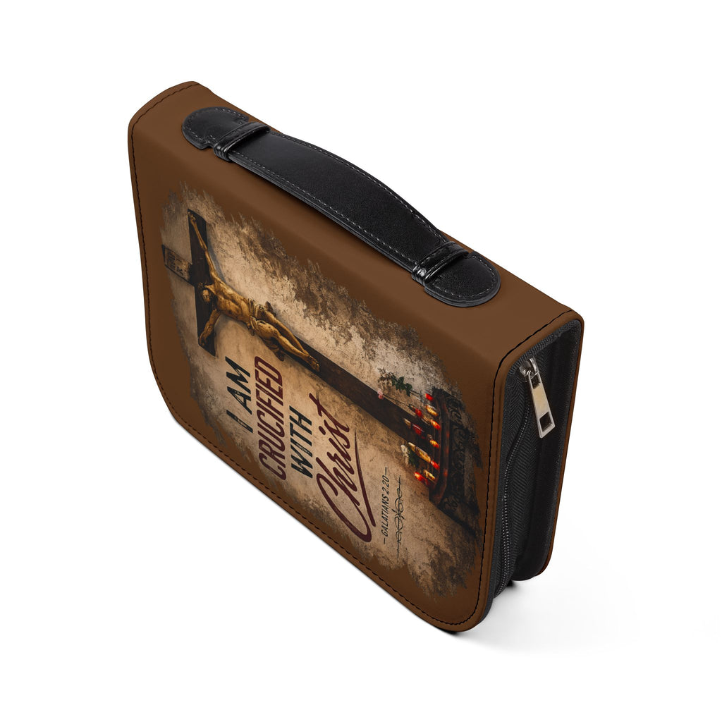 Crucified with Christ Crucifix Bible Cover in 4 sizes