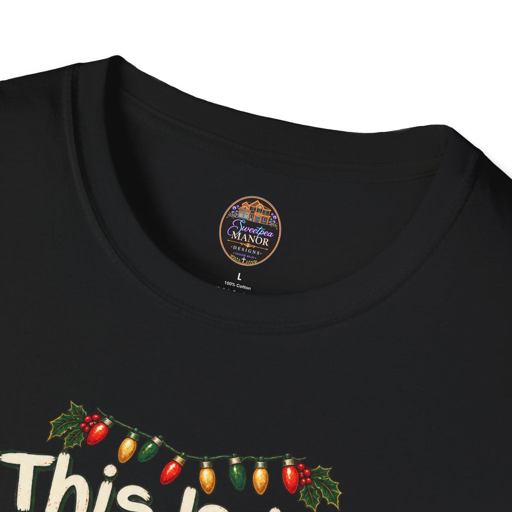This Is My It's Too Hot For Ugly Christmas Sweater Shirt T-Shirt | Christmas holiday tee