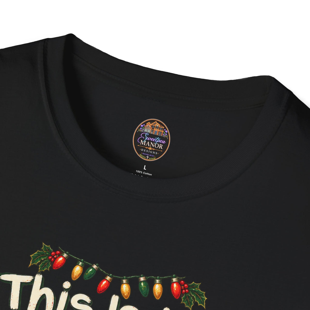 This Is My It's Too Hot For Ugly Christmas Sweater Shirt T-Shirt | Christmas holiday tee