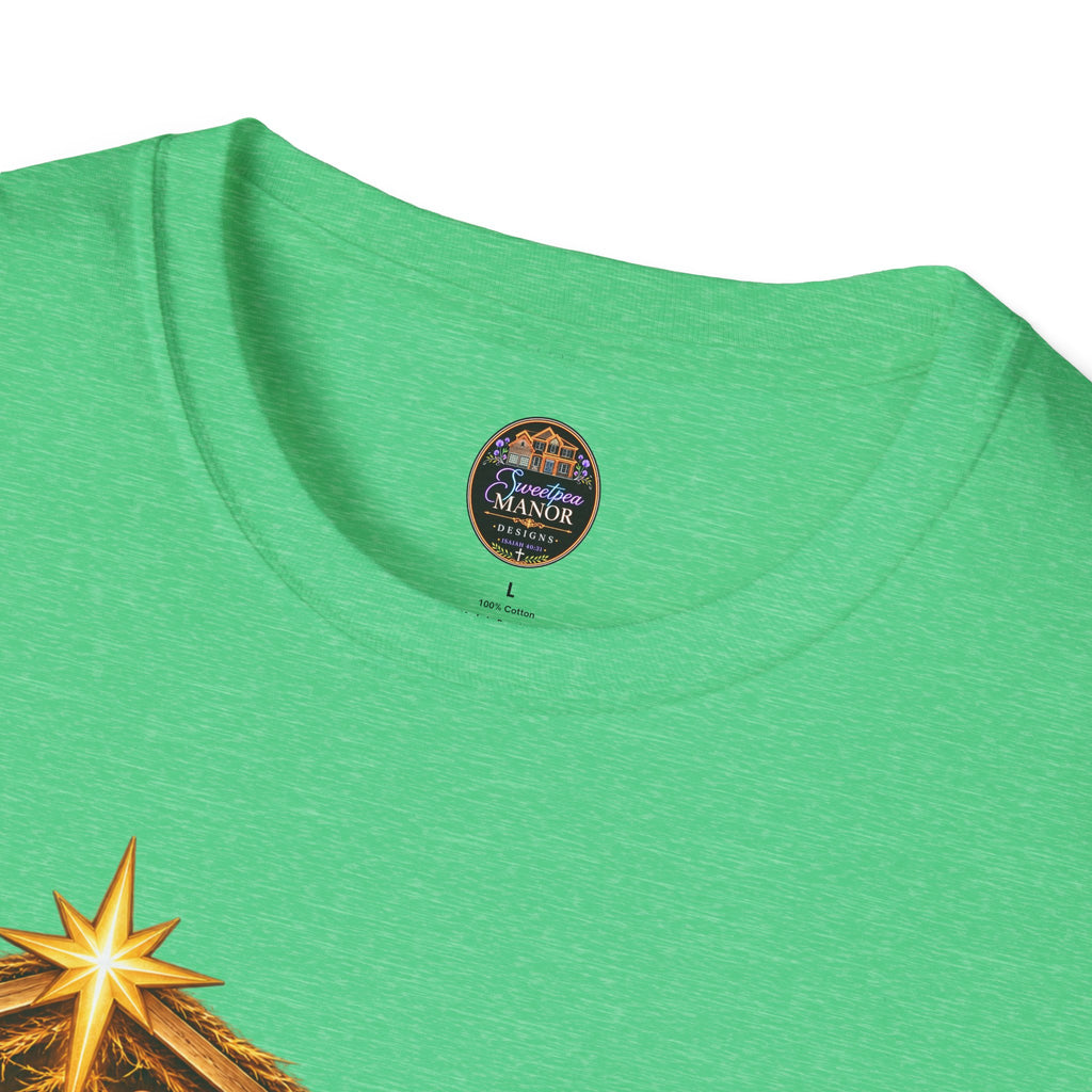 Nativity Manger Believe T-Shirt | Christmas Religious Holiday Tee