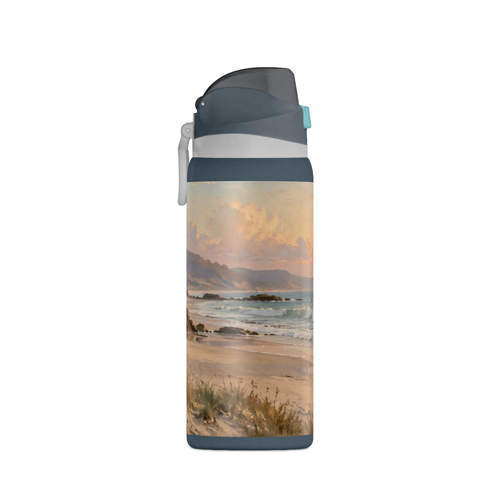 32oz Oasis Insulated Water Bottle – Beach Sunset Coastal Scene