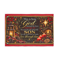 Christmas Nativity Scripture Flag Double Sided | John 3:16 Holiday Outdoor Flag