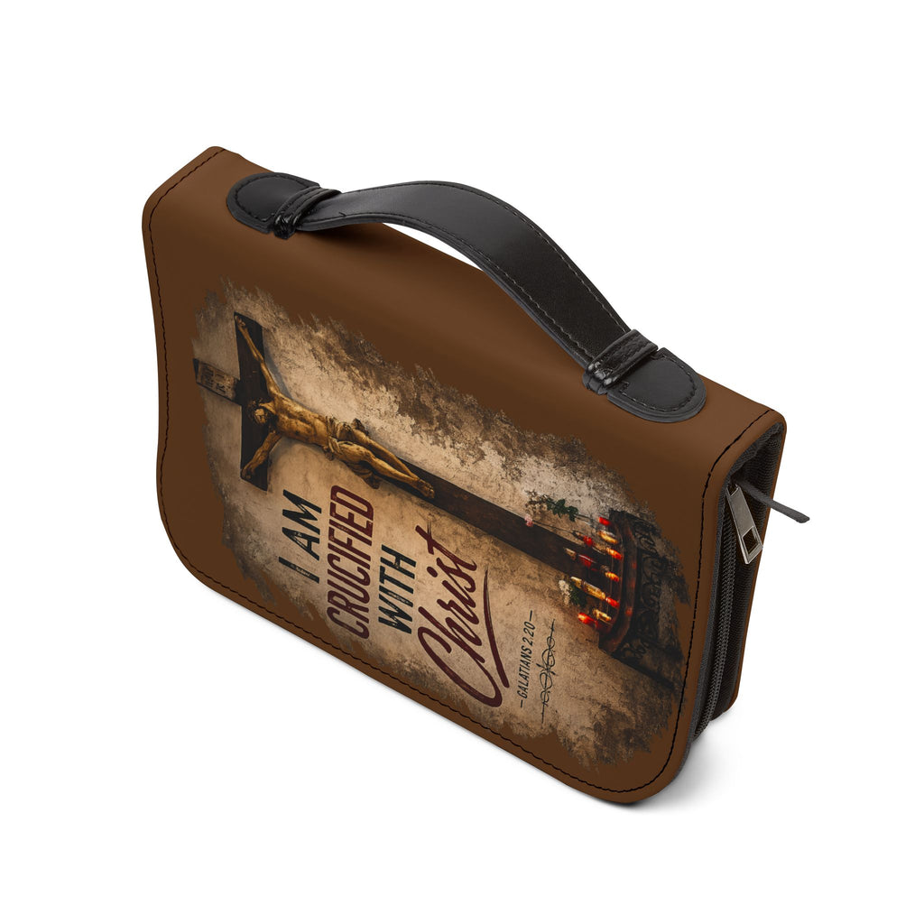 Crucified with Christ Crucifix Bible Cover in 4 sizes