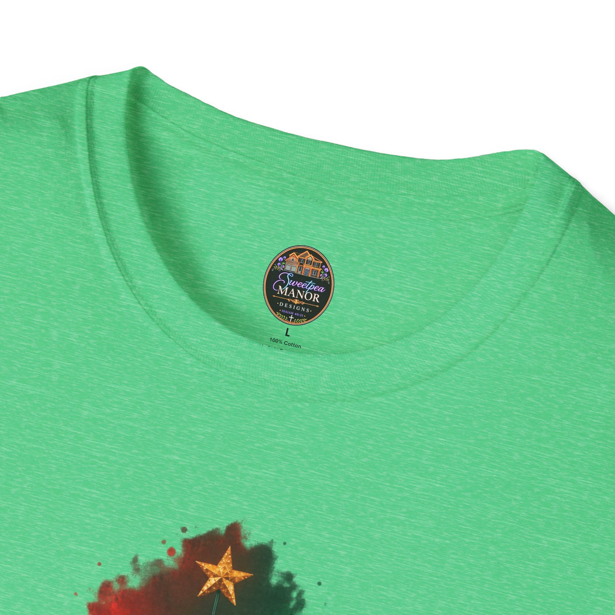 Colorful Holiday Tree T-Shirt | Christmas Lights Ornament Design