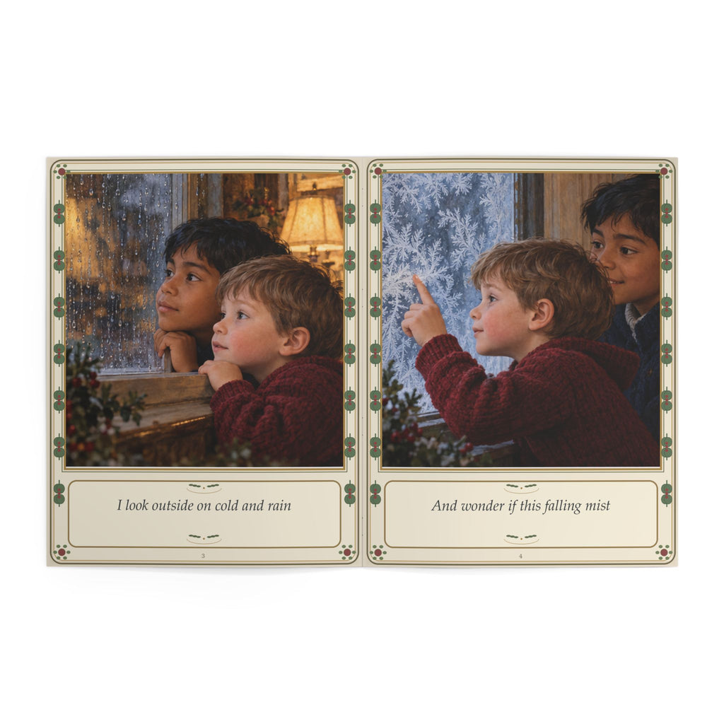 Winter View | Illustrated Children Book and Family Story about the joys of childhood