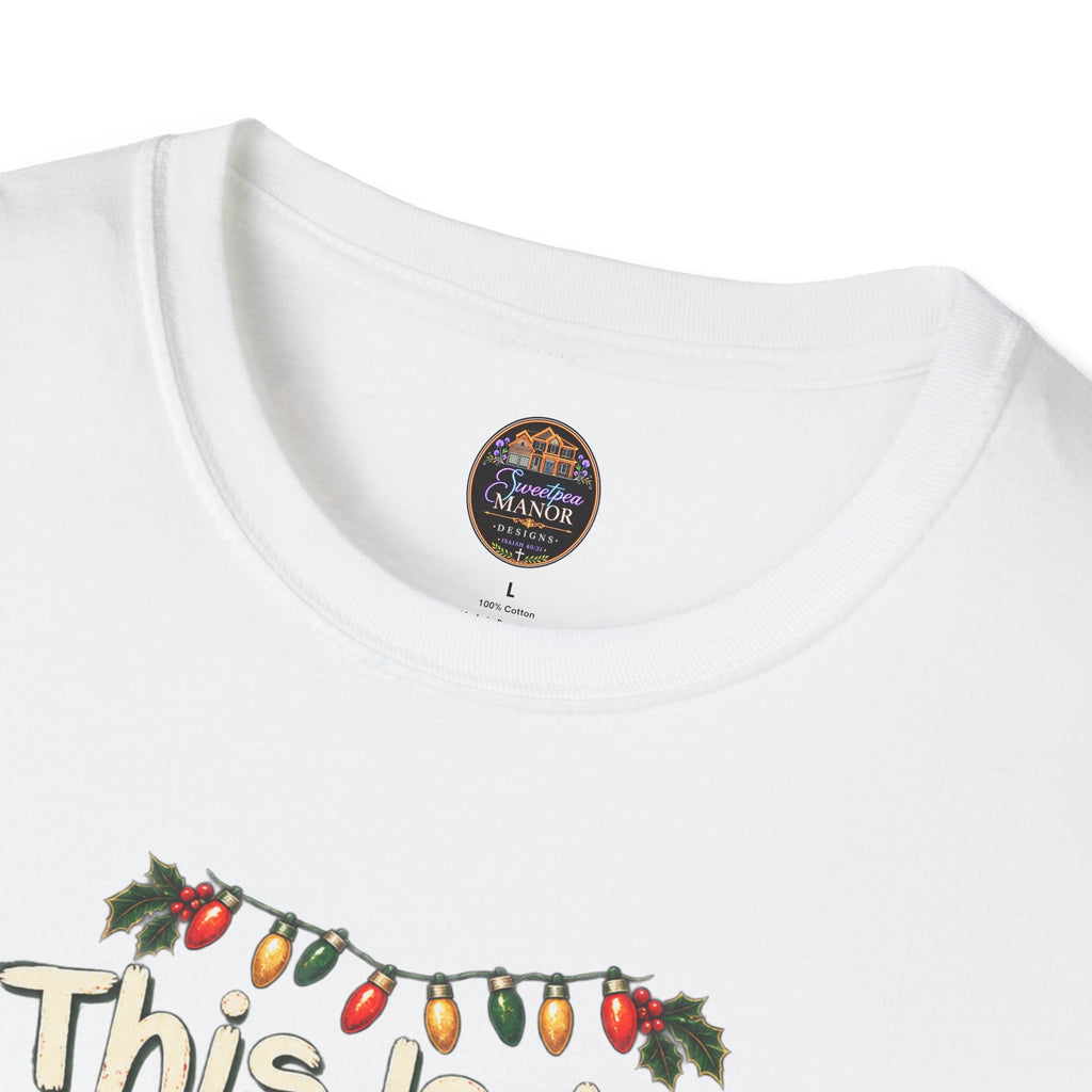This Is My It's Too Hot For Ugly Christmas Sweater Shirt T-Shirt | Christmas holiday tee
