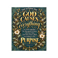 Romans 8:28 Scripture Vertical Matte Poster