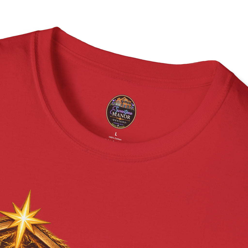 Nativity Manger Believe T-Shirt | Christmas Religious Holiday Tee