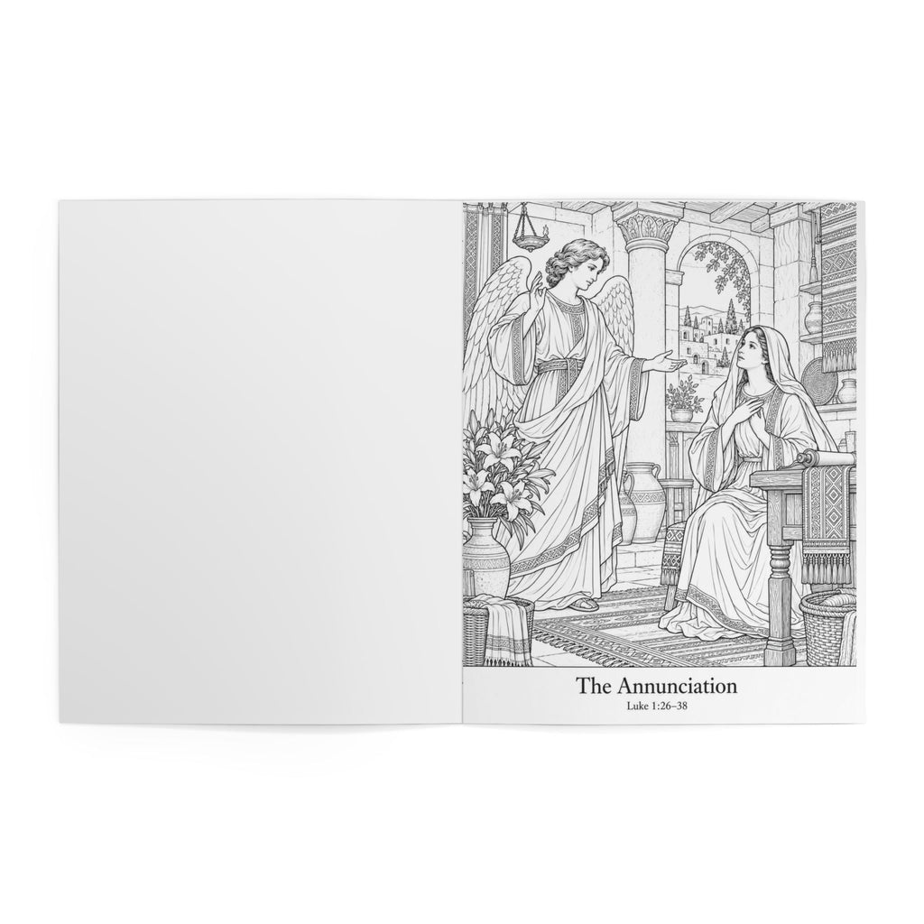 The Life of Jesus Adult Coloring Book