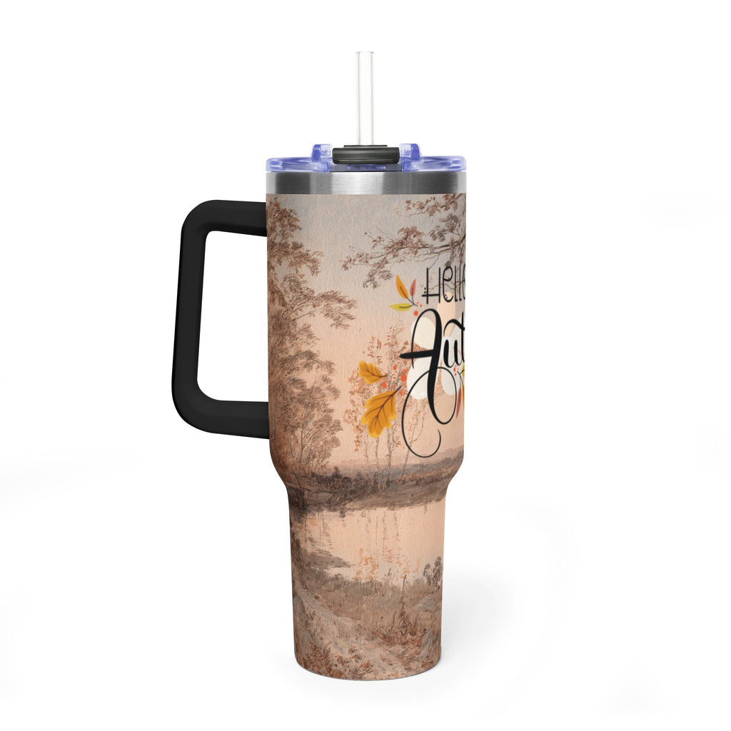 Hello Autumn Vacuum Thermal Tumbler, 40oz