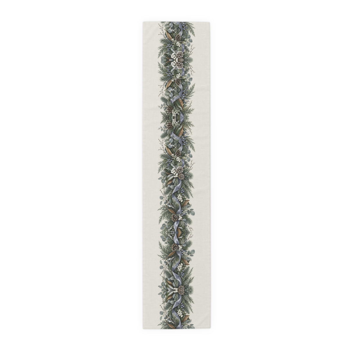 Blue Ribbon Pine Garland Table Runner | Table Runner