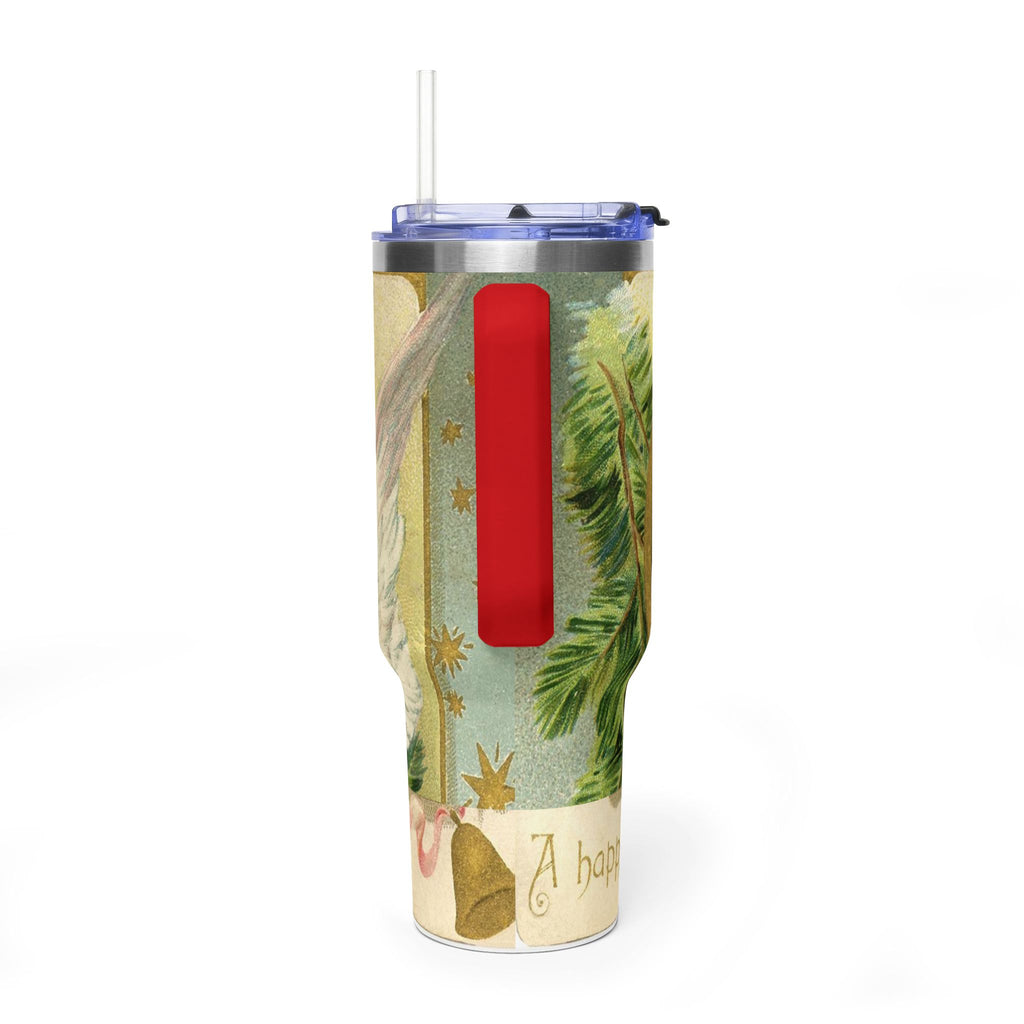Victorian Angel Illustration 40oz Tumbler | Christmas Thermal Tumbler