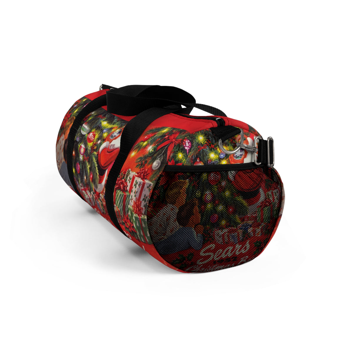 Vintage 1952 Christmas Duffel Bag – Retro Santa & Gift Holiday Travel Bag