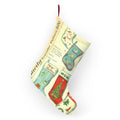 Vintage Christmas Stockings stocking | retro holiday stocking print