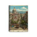 Vintage San Francisco Travel Poster  Postcard Spiral Notebook - Ruled Line