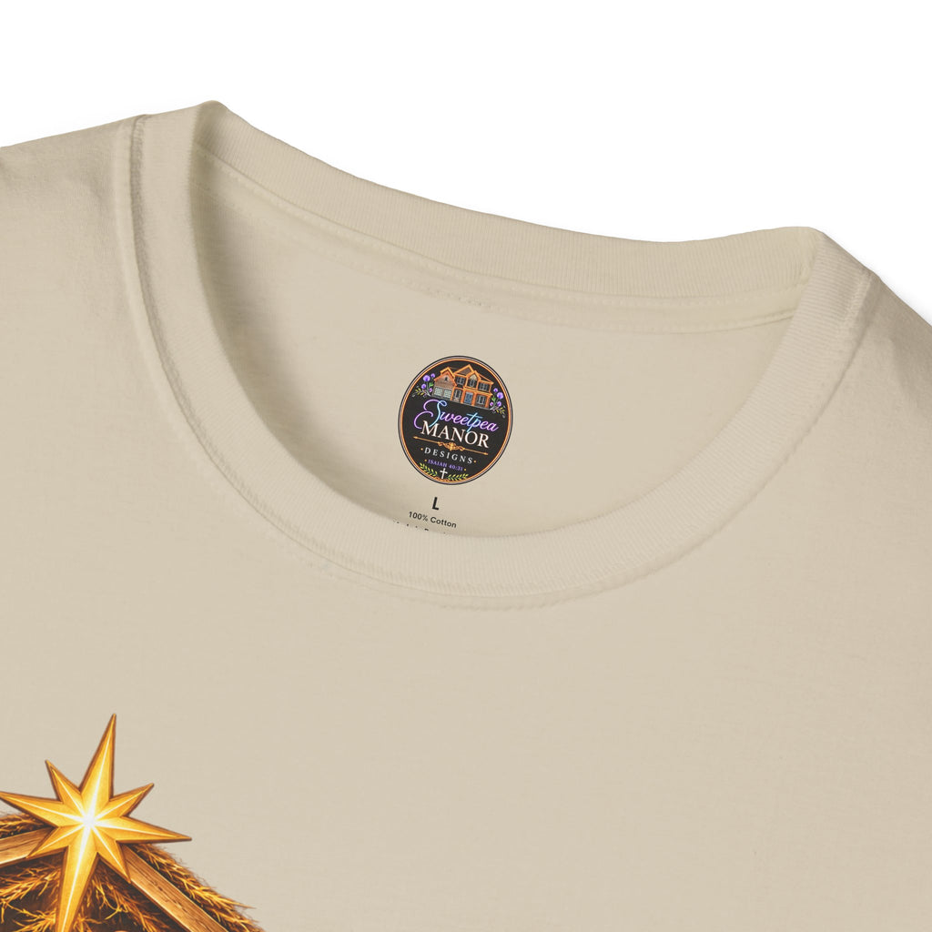 Nativity Manger Believe T-Shirt | Christmas Religious Holiday Tee
