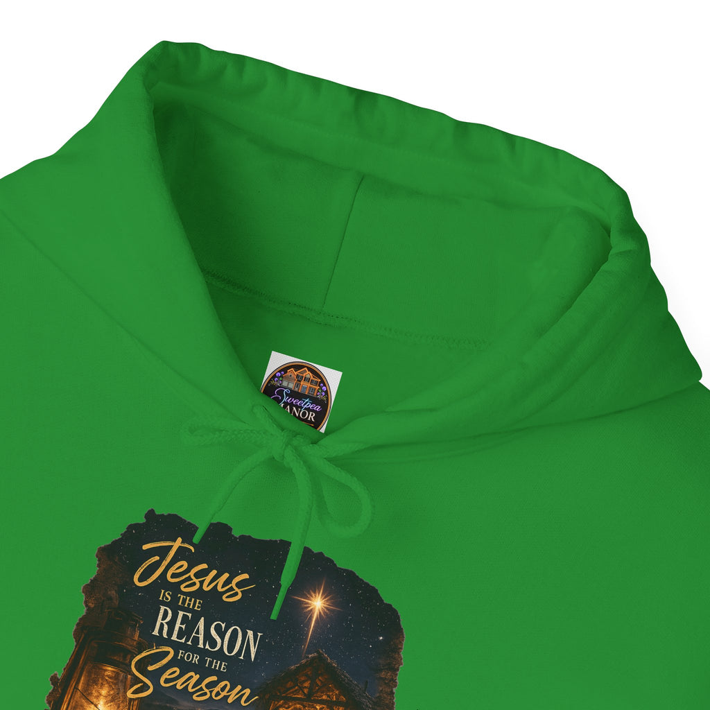 Jesus Reason Season hoodie | Nativity lantern scripture religious sweatshirt