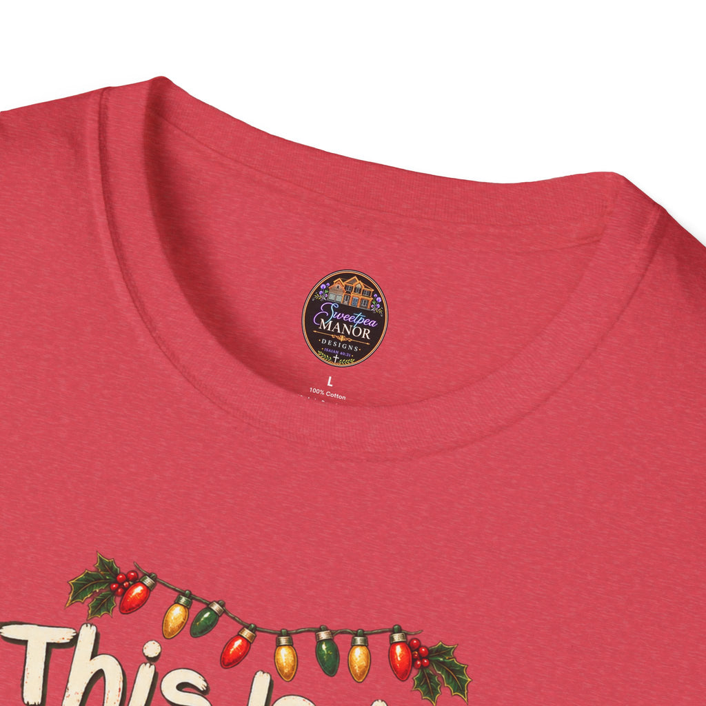 This Is My It's Too Hot For Ugly Christmas Sweater Shirt T-Shirt | Christmas holiday tee