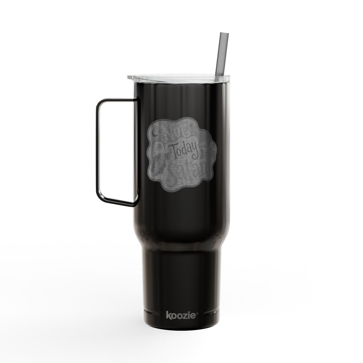 Not Today Satan Insulated Tumbler with Lid, 40oz (Engraving)