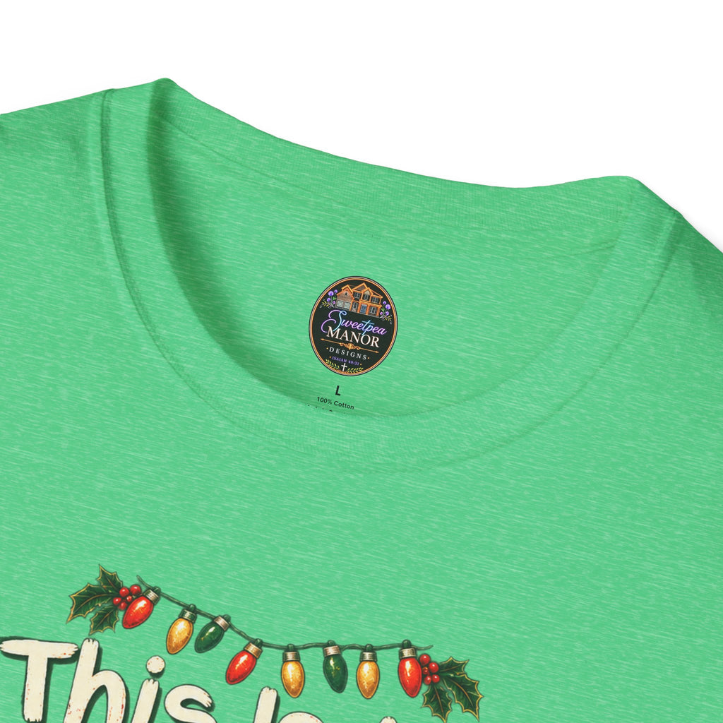 This Is My It's Too Hot For Ugly Christmas Sweater Shirt T-Shirt | Christmas holiday tee