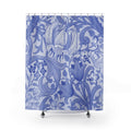 Blue and White Chinoiserie Shower Curtain