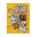 Sweet Animals Soft Fleece Baby Blanket
