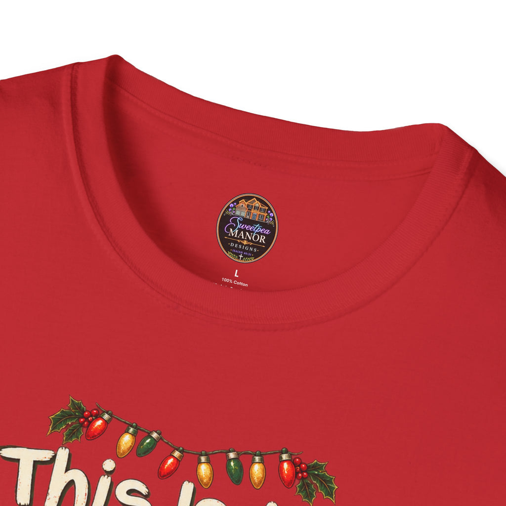 This Is My It's Too Hot For Ugly Christmas Sweater Shirt T-Shirt | Christmas holiday tee
