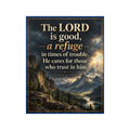 Nahum 1:7 Scripture Vertical Matte Poster