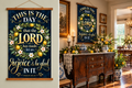 Spring and Summer This is the Day Wood Topped Wall Tapestry | Christian Home Decor