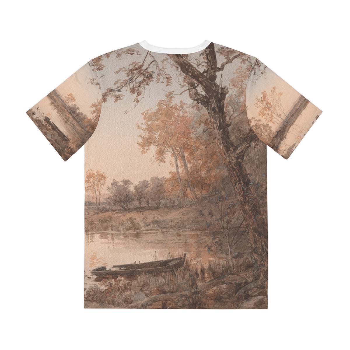 Hello Autumn Unisex Tee — Vintage Lakeside Fall Graphic Shirt