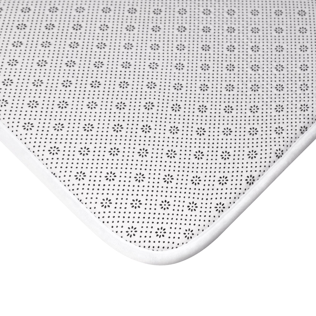 Vintage Wildflower Sampler Bath Mat