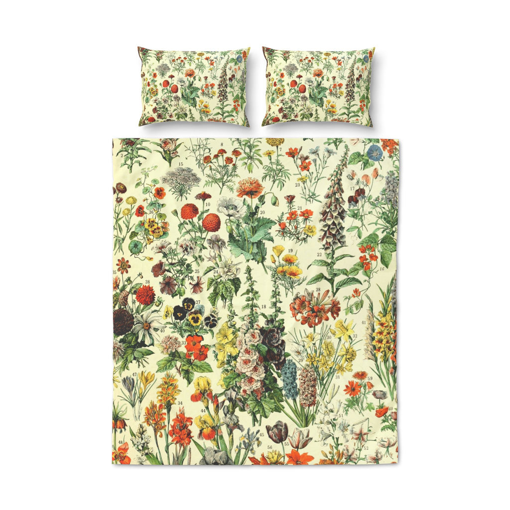 Vintage Victorian Botanicals Quilt Cover Set Of Three