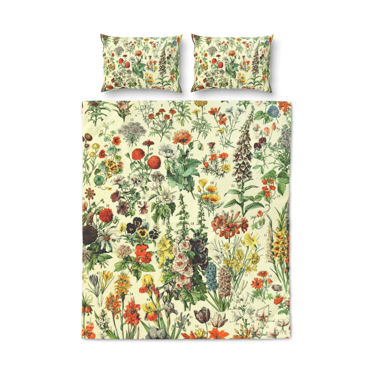 Vintage Victorian Botanicals Quilt Cover Set Of Three