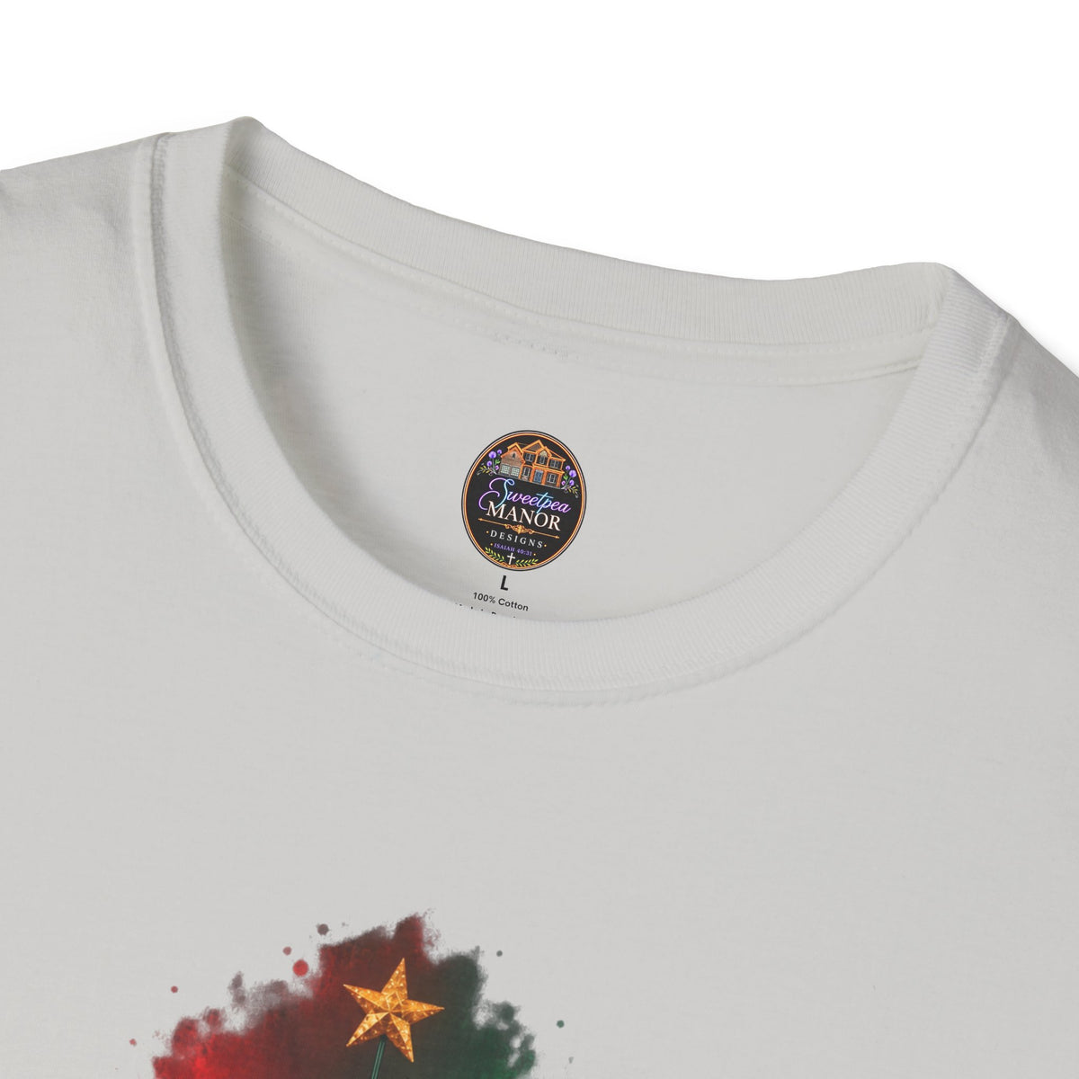 Colorful Holiday Tree T-Shirt | Christmas Lights Ornament Design