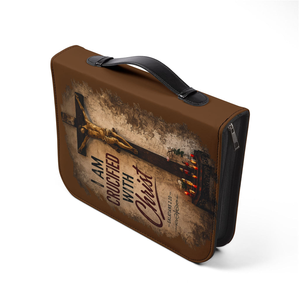 Crucified with Christ Crucifix Bible Cover in 4 sizes
