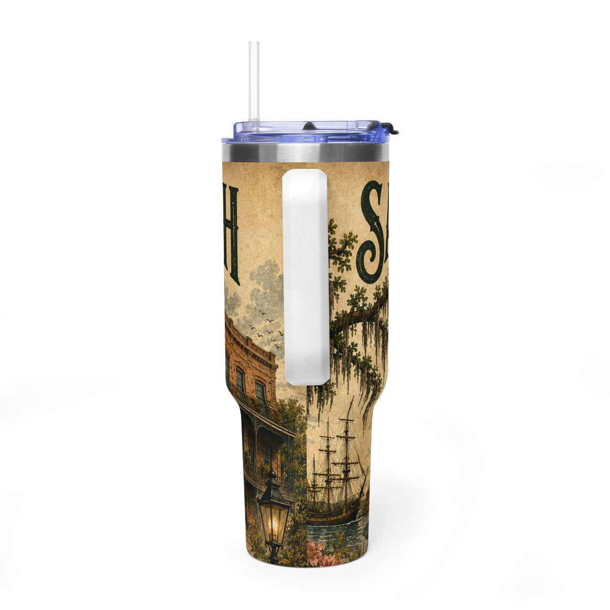 Savannah Georgia Vacuum Thermal Tumbler, 40oz