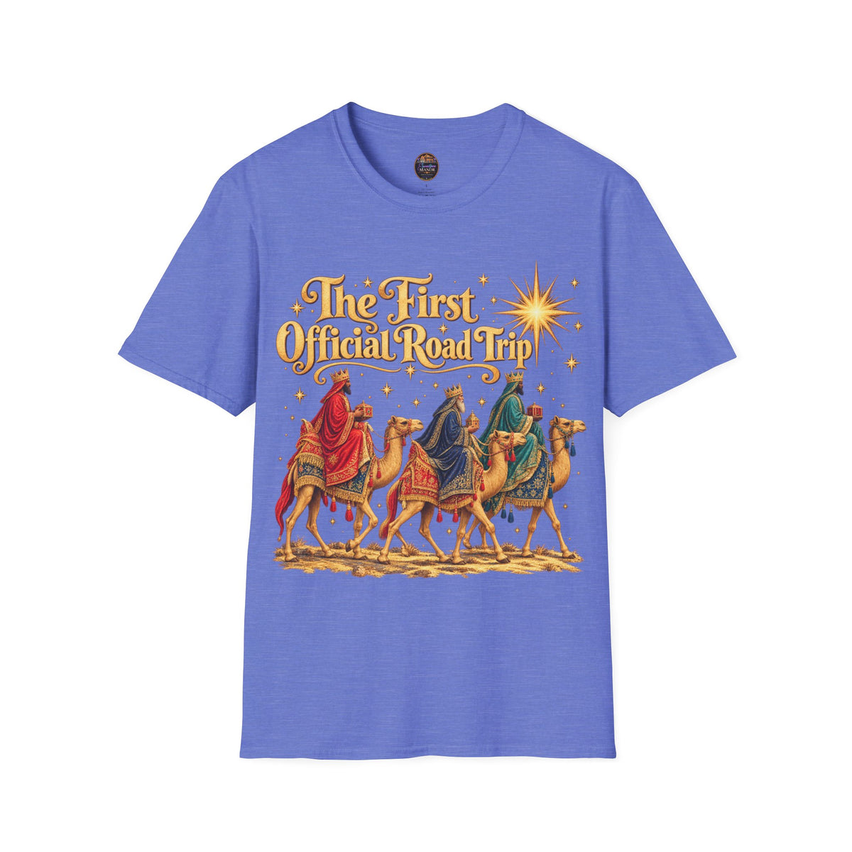 Three Wise Men Camels 'The First Official Road Trip' T-Shirt | Christmas Nativity Tee