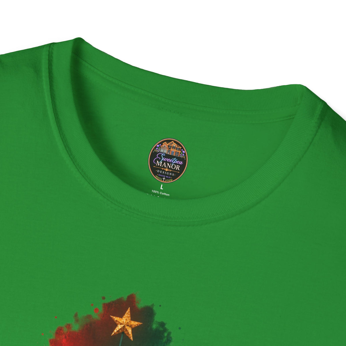 Colorful Holiday Tree T-Shirt | Christmas Lights Ornament Design
