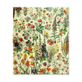 Vintage Victorian Botanicals Quilted Throw