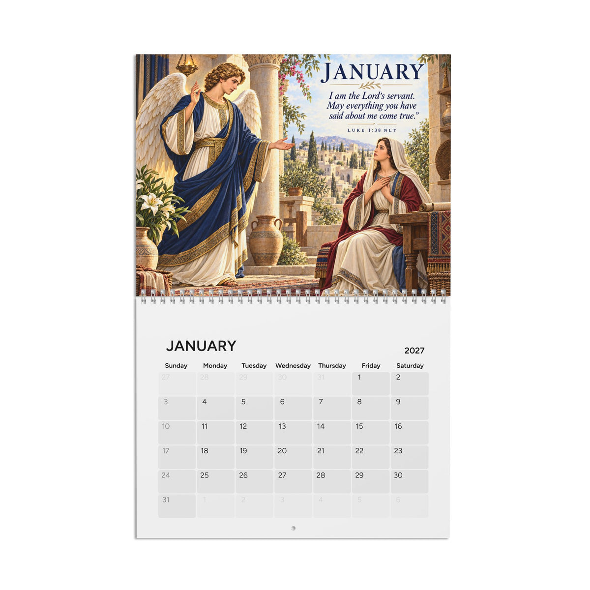 Life of Jesus Scripture Calendar (2027)