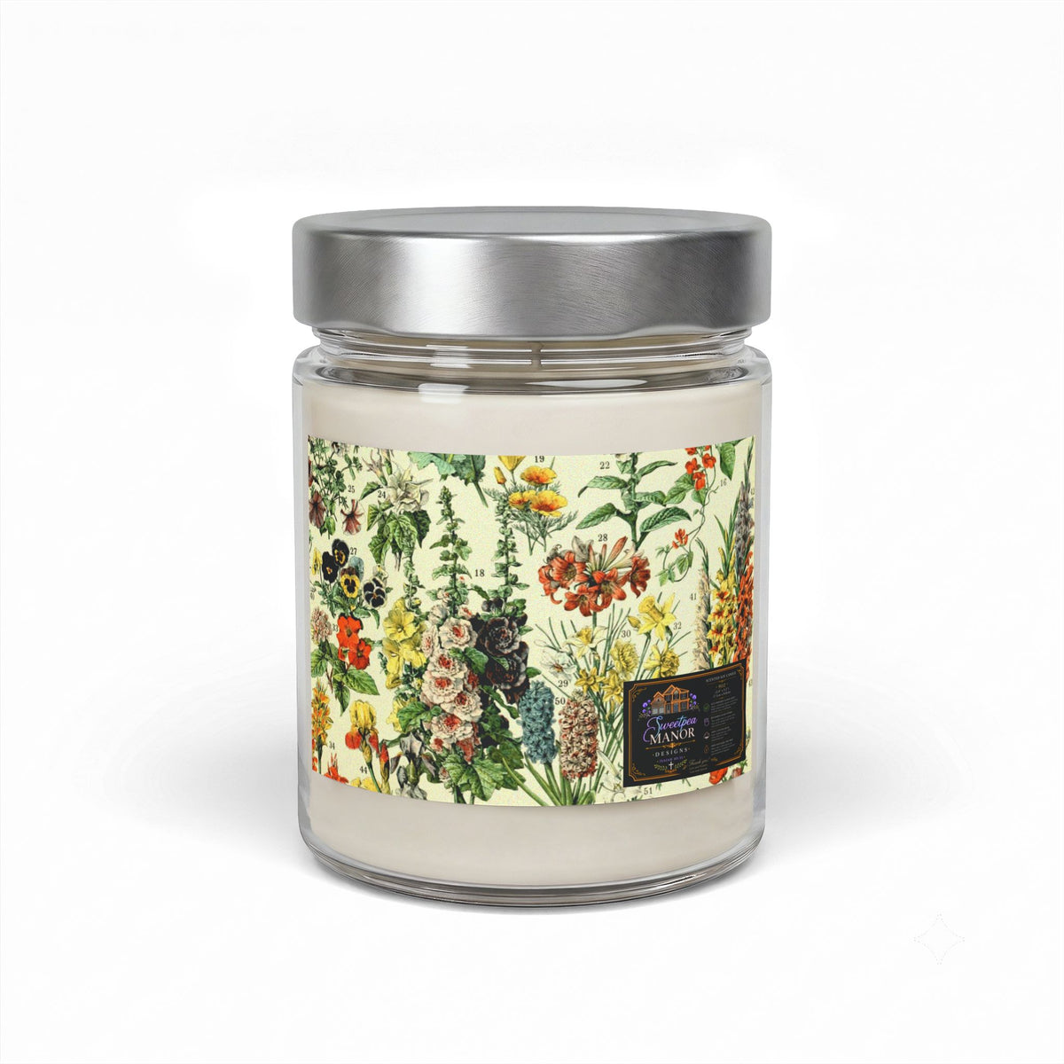 Vintage Wildflower Sampler Soy Wax Candle in Jar, 9oz