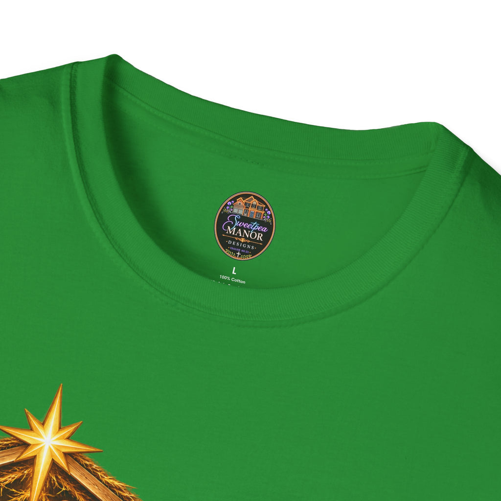 Nativity Manger Believe T-Shirt | Christmas Religious Holiday Tee