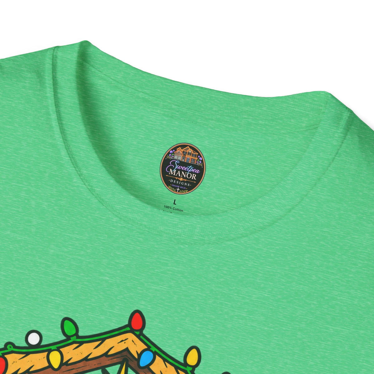 Dear Jesus Nativity Illustration T-Shirt | Humorous Religious Christmas Tee